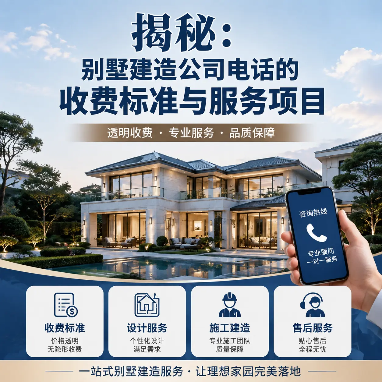 揭秘:七星关别墅建造公司电话的收费标准与服务项目