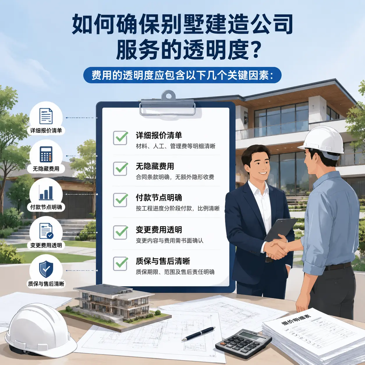 在 七星关 如何确保别墅建造公司服务的透明度?