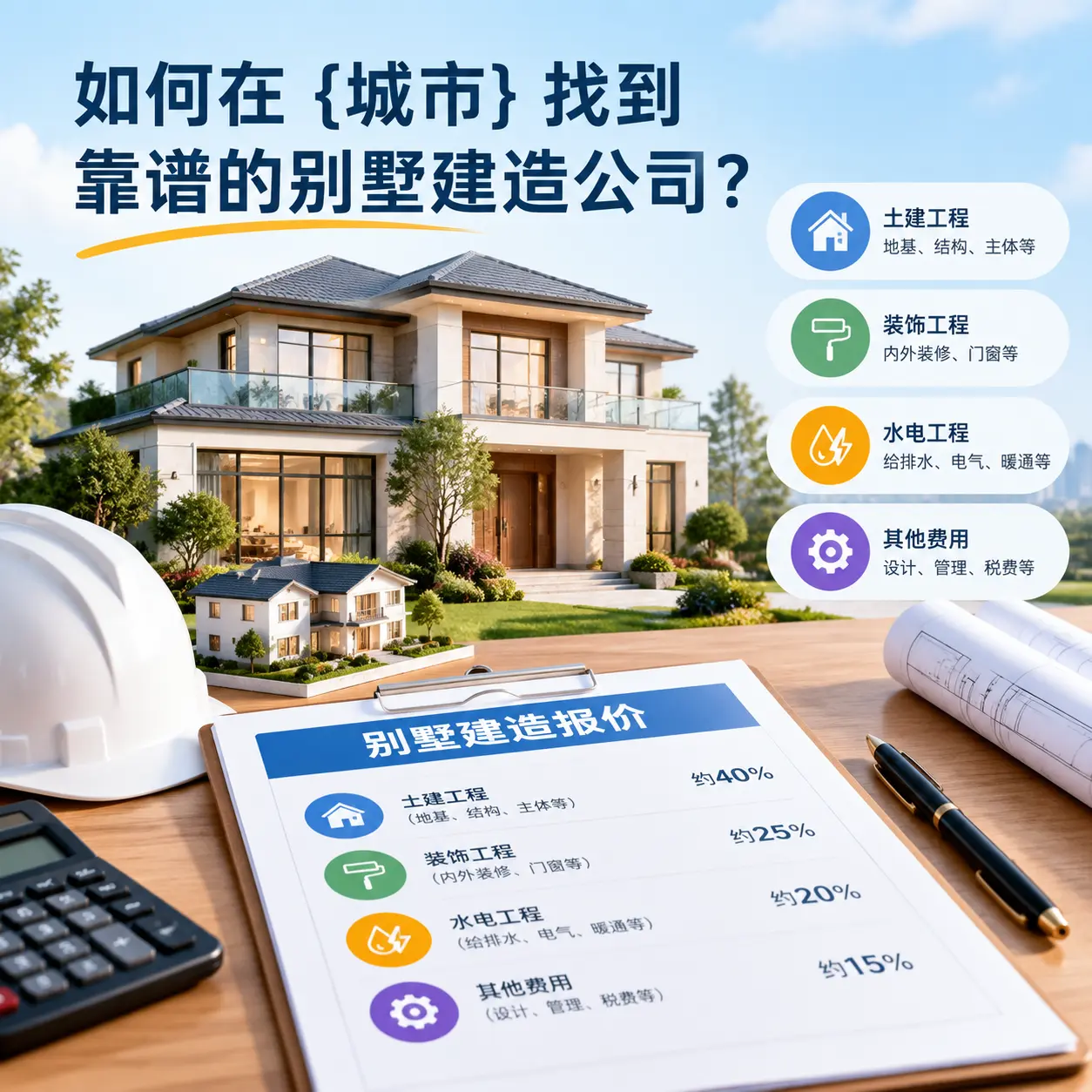 如何在 七星关 找到靠谱的别墅建造公司?