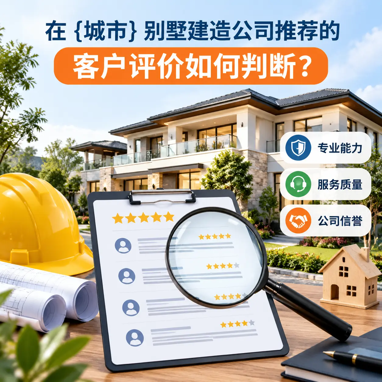 在 七星关 别墅建造公司推荐的客户评价如何判断?