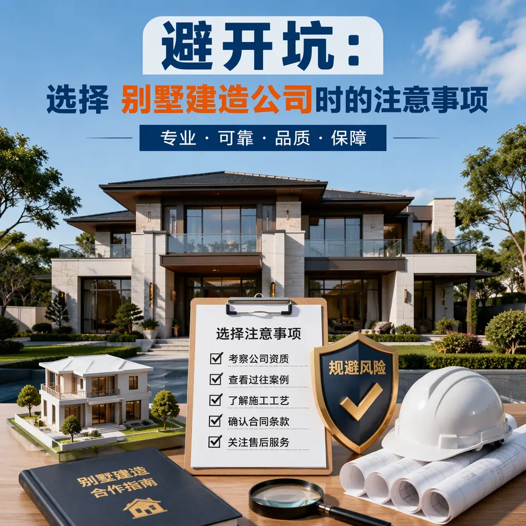 避开坑：选择 七星关 别墅建造公司时的注意事项