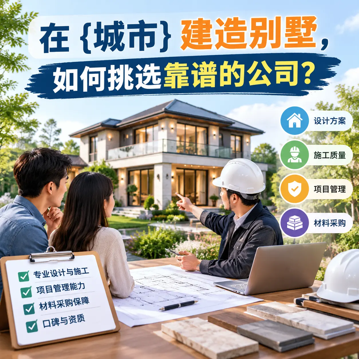在 七星关 建造别墅，如何挑选靠谱的公司？