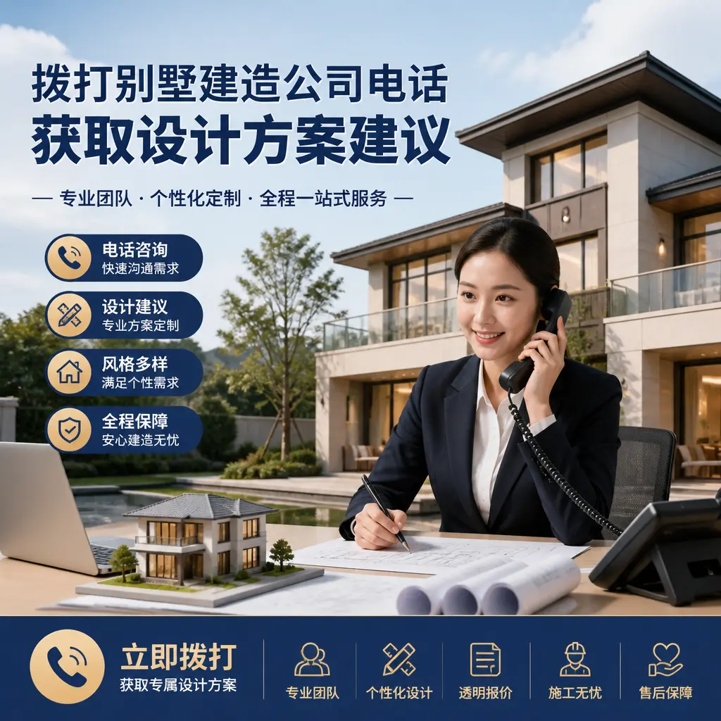 拨打七星关别墅建造公司电话,获取设计方案建议