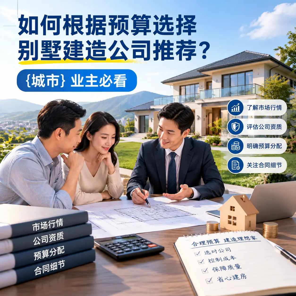 如何根据预算选择别墅建造公司推荐？ 七星关 业主必看