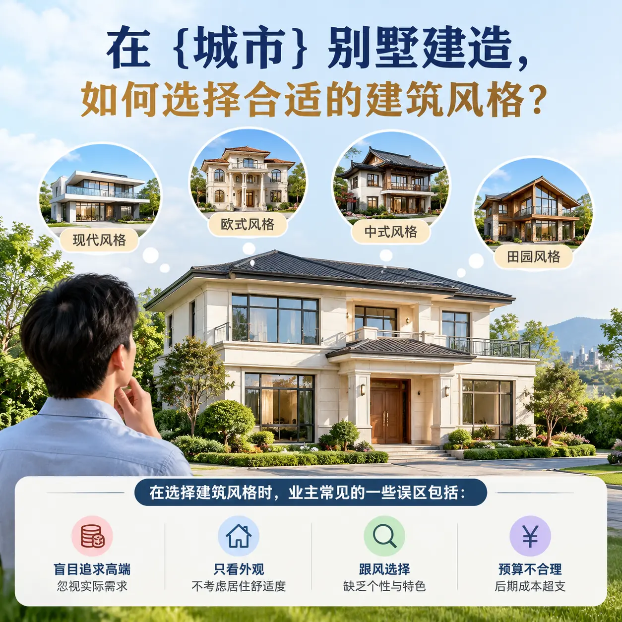 在 七星关 别墅建造,如何选择合适的建筑风格?