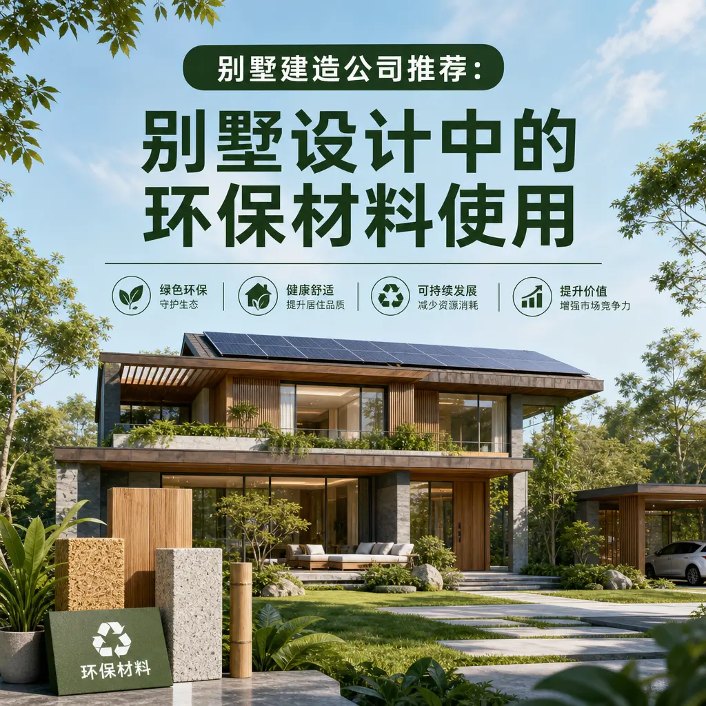 别墅建造公司推荐: 七星关 别墅设计中的环保材料使用